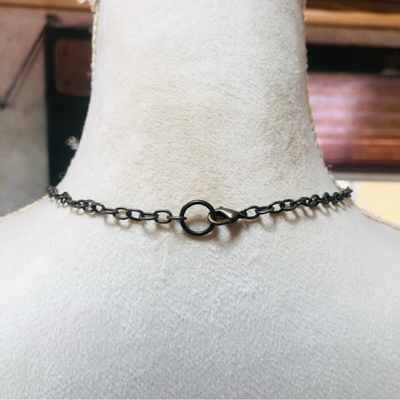 Elegant long length brass chain lariat necklace - Picture 6 of 6